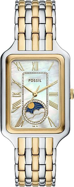 Fossil Quarzuhr RAQUEL MOONPHASE ES5399, Armbanduhr, Damenuhr, Edelstahlarm günstig online kaufen