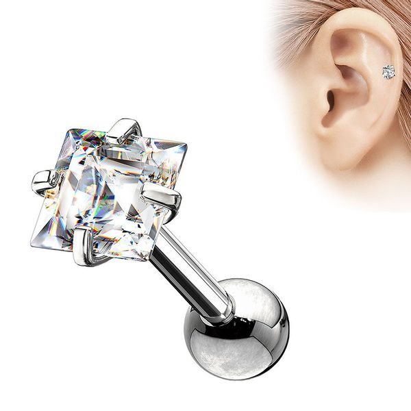 Taffstyle Piercing-Set Tragus Chirurgenstahl mit Zirkonia günstig online kaufen
