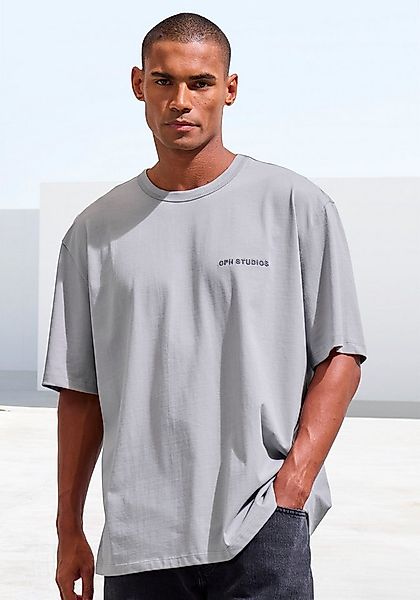 Copenhagen Studios T-Shirt mit hochwertiger Logostickerei, Loose-fit, Overs günstig online kaufen