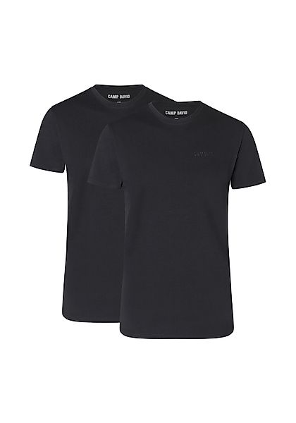 CAMP DAVID Unterhemd underwear (2er Pack) mit flacher Naht günstig online kaufen