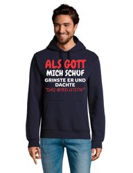 Youth Designz Kapuzenpullover Als Gott mich günstig online kaufen