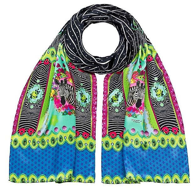 von Lilienfeld Seidenschal Schal 100% Seide Zebra´s Garden Kunst 172 x 42 c günstig online kaufen