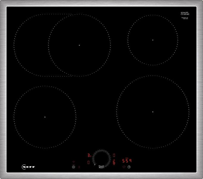 NEFF Induktions-Kochfeld "T56SHF1L0" mit virtueller Twist Touch Bedienung günstig online kaufen