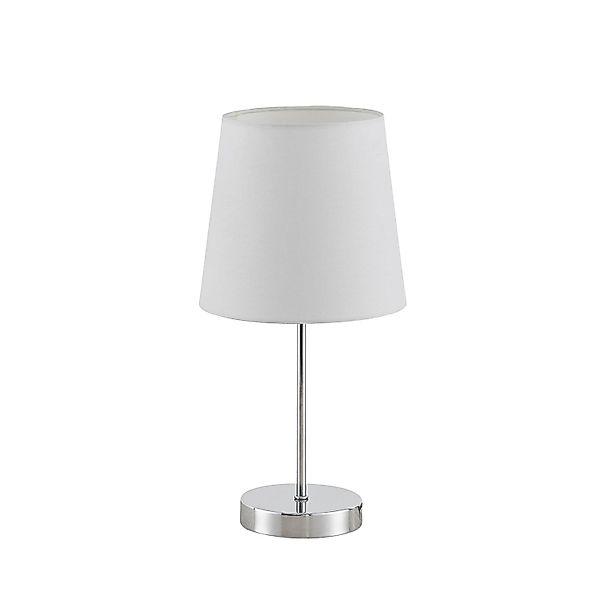 Lindby Tischlampe Leza 9626845 Modern in Chrom aus Metall 1-flammig E14 Woh günstig online kaufen