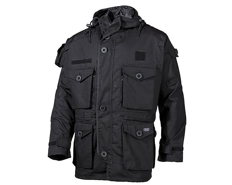 MFH Outdoorjacke Outdoorjacke mit Rip Stop, schwarz günstig online kaufen