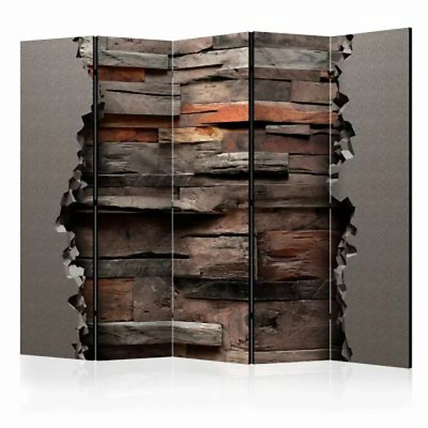 artgeist Paravent Hidden Nature II [Room Dividers] grau/braun Gr. 225 x 172 günstig online kaufen