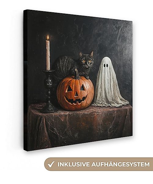 OneMillionCanvasses® Leinwandbild Herbst - Baum - Orange - Blätter - Baum d günstig online kaufen