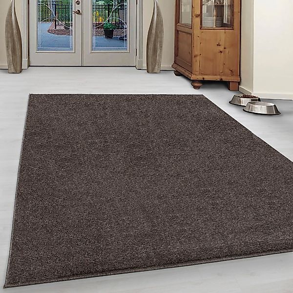 Ayyildiz Teppiche Teppich »ATA«, rechteckig, 10 mm Höhe, Kurzflor, uni, gro günstig online kaufen