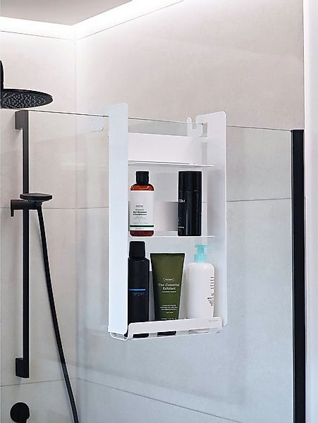 Radius Duschregal Radius Design Duschablage PURORAGGIO Hängeregal Ohne bohr günstig online kaufen