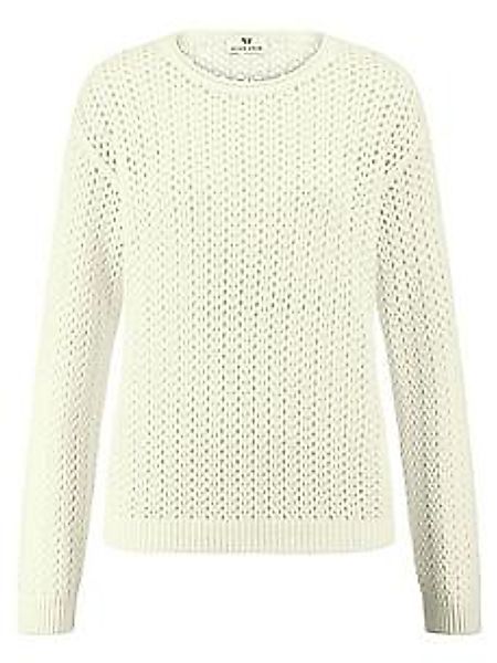 Rundhals-Pullover Peter Hahn weiss günstig online kaufen