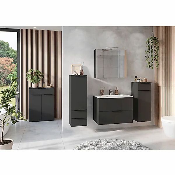 GERMANIA Badmöbel-Set »Crandon«, (5 St.), inkl. WT-Unterschrank, Spiegelsch günstig online kaufen