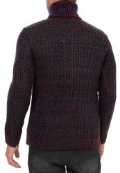 R-NEAL Rollkragenpullover Melierter Grobstrick Rollkragen Pullover günstig online kaufen