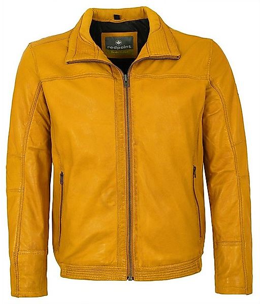 Redpoint Lederjacke Benjamin Redpoint - Herren Lederjacke Lammnappa gelb günstig online kaufen