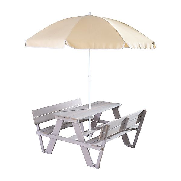 roba® Garten-Kindersitzgruppe Outdoor+, mit 2 Bänken, günstig online kaufen