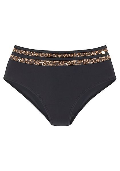 LASCANA Highwaist-Bikini-Hose Adele mit trendigen Details günstig online kaufen