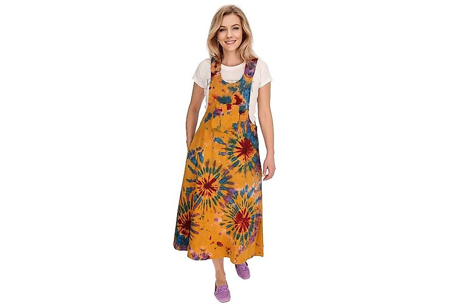 KUNST UND MAGIE Latzhose Latzkleid bunt Tie Dy Batik Boho Ibiza 70er Overal günstig online kaufen