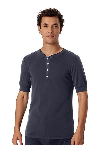 Schiesser T-Shirt Freizeit Revival Karl-Heinz Kurzarm graphitgrau Herren günstig online kaufen