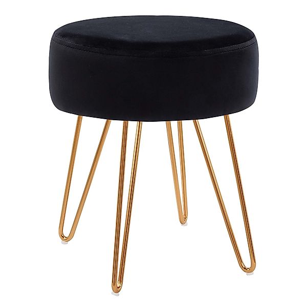 Duhome Hocker, Sitzhocker Rund Hocker Samt günstig online kaufen