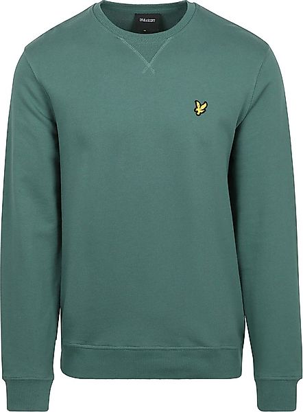 Lyle & Scott Sweat Crewneck Everglade Grün - Größe M günstig online kaufen
