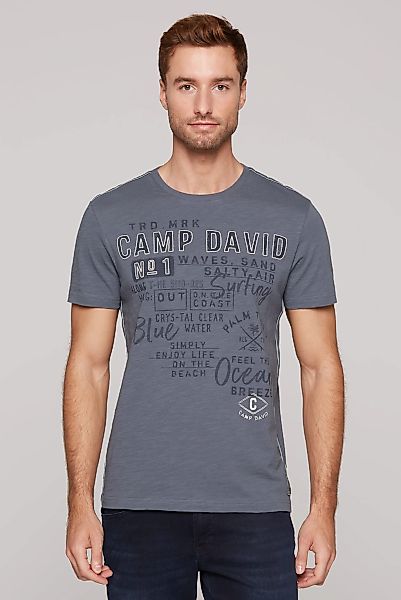 CAMP DAVID Rundhalsshirt, aus Baumwolle günstig online kaufen