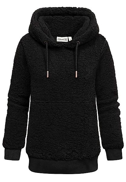 REPUBLIX Kapuzenpullover CHARLIZE Damen Teddy Sweatjacke Plüsch Hoodie Pull günstig online kaufen