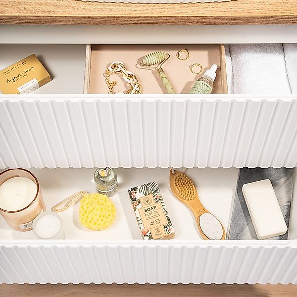 Lomadox Unterschrank NEWPORT-56-WHITE Waschtischunterschrank, weiß mit günstig online kaufen