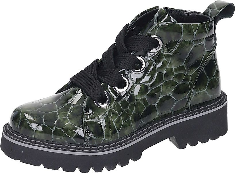 Piazza Stiefeletten Schnürstiefelette aus Lackleder günstig online kaufen