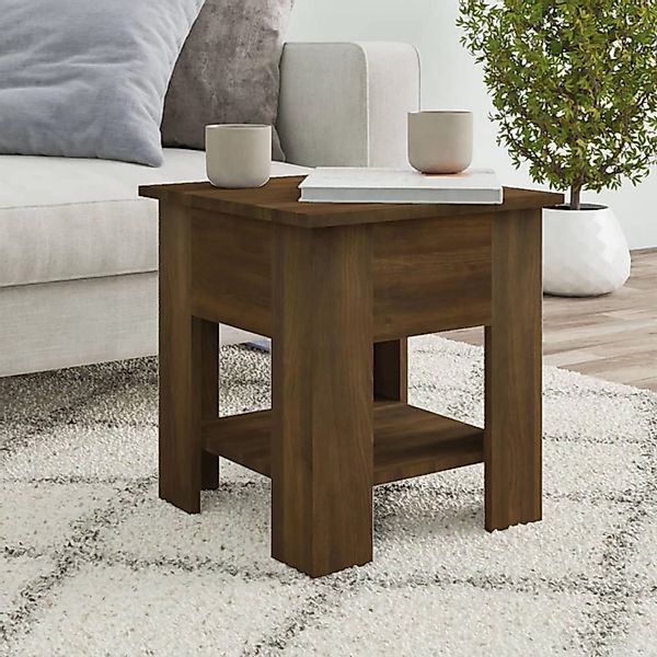 vidaXL Couchtisch Braun Eichen-Optik 40x40x42 cm Holzwerkstoff Modell 1 günstig online kaufen