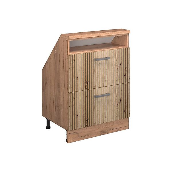 Vicco Unterschrank R-Line, Artisan-Eiche/Goldkraft Eiche, 60 günstig online kaufen
