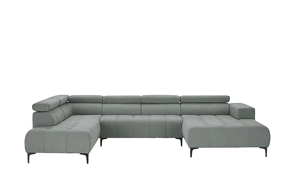 switch Wohnlandschaft  Caro ¦ grau ¦ Maße (cm): B: 350 H: 81 T: 214.0 Polst günstig online kaufen