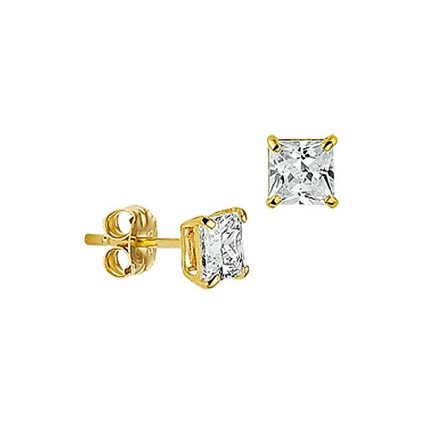 NICEANDnoble Paar Ohrstecker 585er Gelbgold Ohrstecker günstig online kaufen