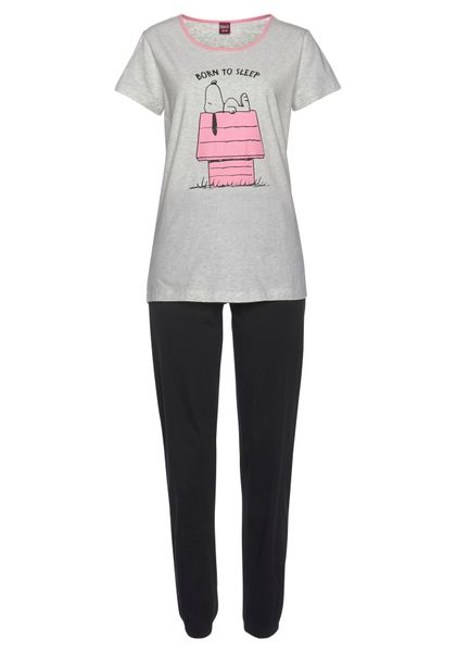 PEANUTS Pyjama (2 tlg) mit Snoopy-Print günstig online kaufen