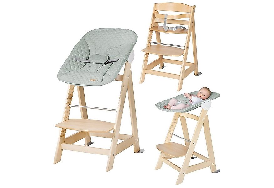 roba® Hochstuhl Born Up 2in1, Treppenhochstuhl mit Liegefunktion günstig online kaufen