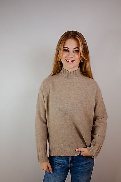 S.Marlon Wollpullover Pullover Cashmier S.MARLON taupe günstig online kaufen