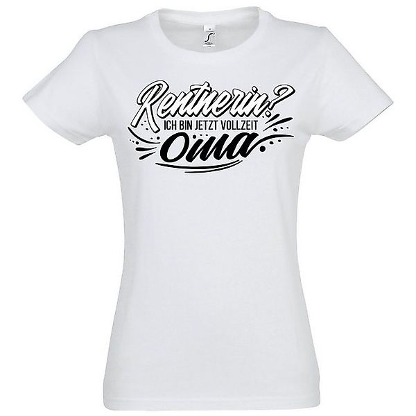 Youth Designz T-Shirt Rentnerin? Ich Bin Jetzt Vollzeitoma Damen Shirt Mit günstig online kaufen