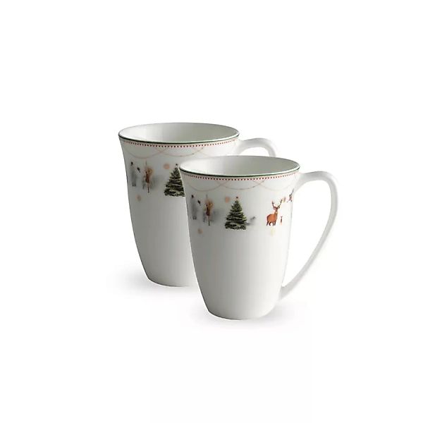 Julemorgen Tasse 30cl, 2er Pack weiß günstig online kaufen