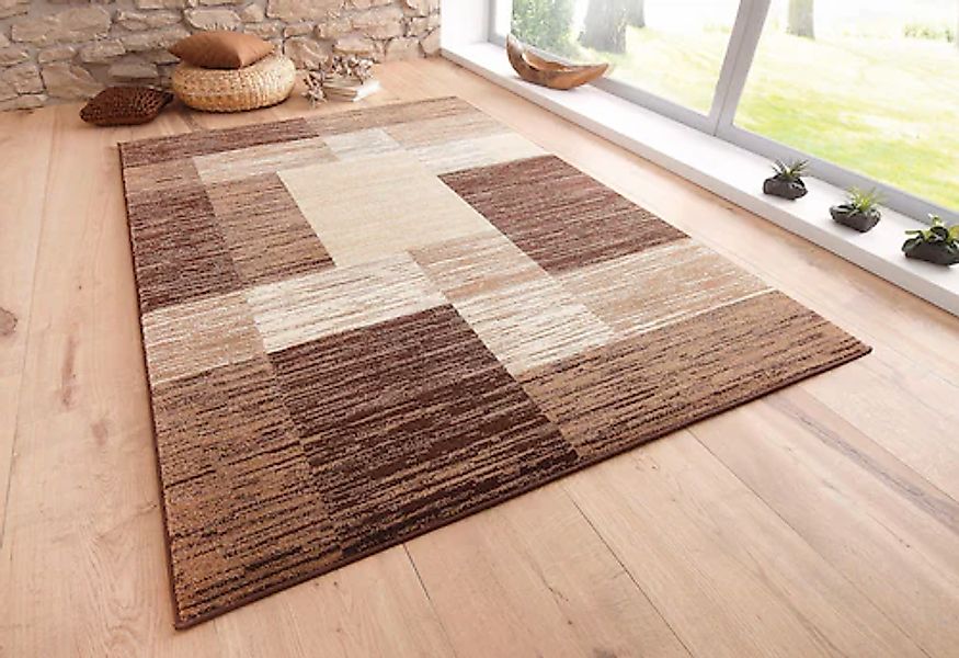 my home Teppich Melvin, rechteckig, Höhe: günstig online kaufen
