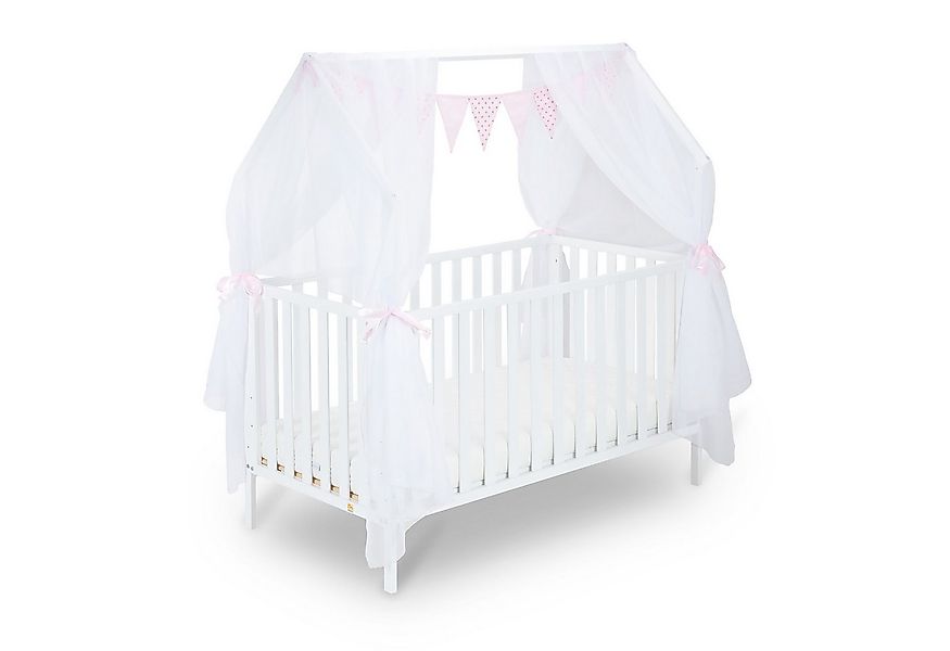 FabiMax Kinderbett Hausbett Schlafmütze 140 x 70 cm Liegefläche, weiß lacki günstig online kaufen