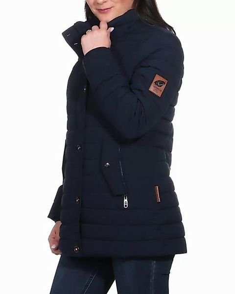 Aurela Damenmode Steppjacke Outdoorjacke für Damen Steppjacke Kunstfellkapu günstig online kaufen