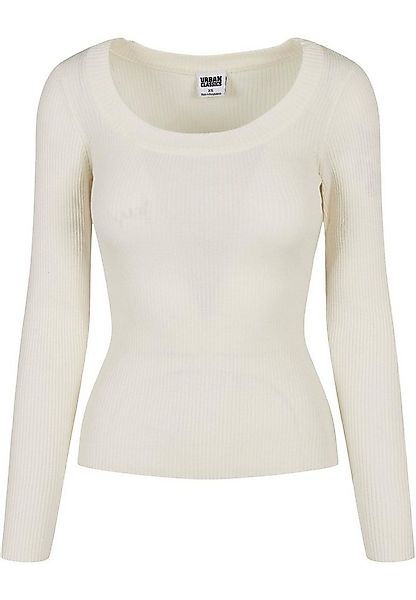 URBAN CLASSICS Rundhalspullover Urban Classics Damen Ladies Wide Neckline S günstig online kaufen