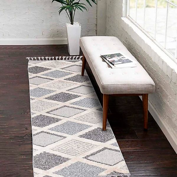 Carpet City Hochflor-Teppich »Valencia 731«, rechteckig, 20 mm Höhe, Läufer günstig online kaufen