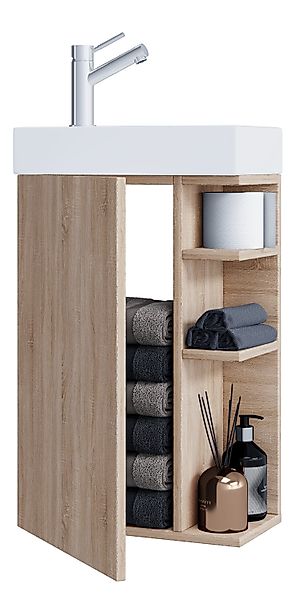 VCM Waschtisch 2-tlg Gäste WC Waschplatz Bad Waschtisch Lumia günstig online kaufen