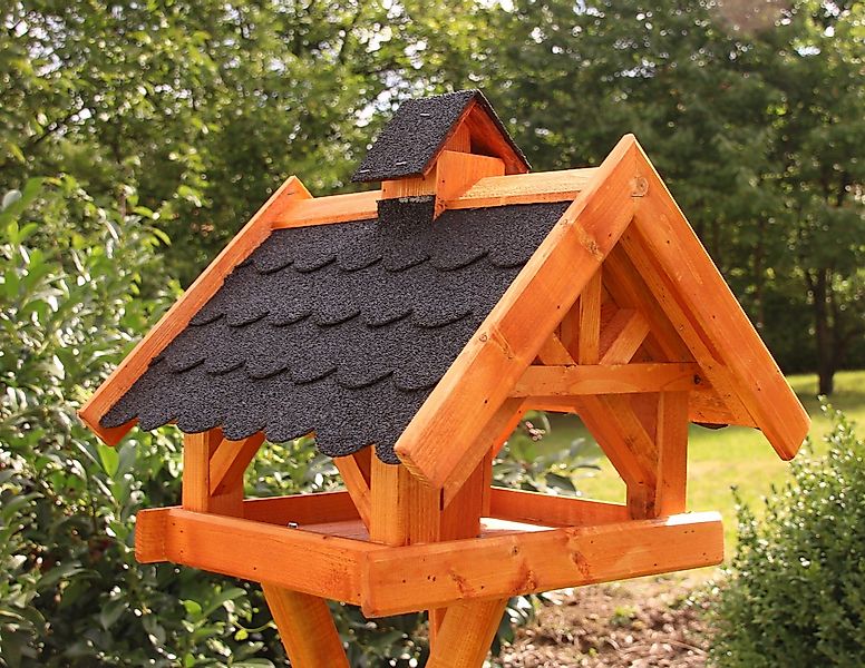 Holzdekoladen Vogelhaus XXL Vogelhaus behandelt 52x50cm Typ 34 wahlweise mi günstig online kaufen