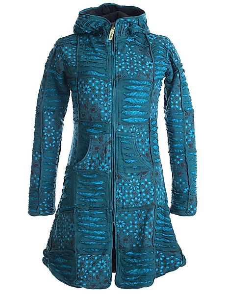 Vishes Kurzmantel Patchwork Mantel mit Cutwork günstig online kaufen