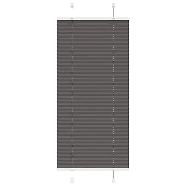 vidaXL Plissee Schwarz 55x100 cm Stoffbreite 54,4 cm Polyester 4015117 günstig online kaufen