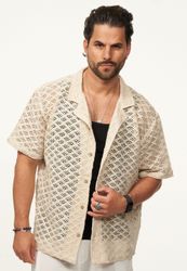 SOULSTAR Kurzarmhemd im Vintage Summer-Look Herren günstig online kaufen