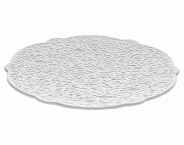 Untertasse Dressed keramik weiß für Teetasse - Alessi - Weiß günstig online kaufen
