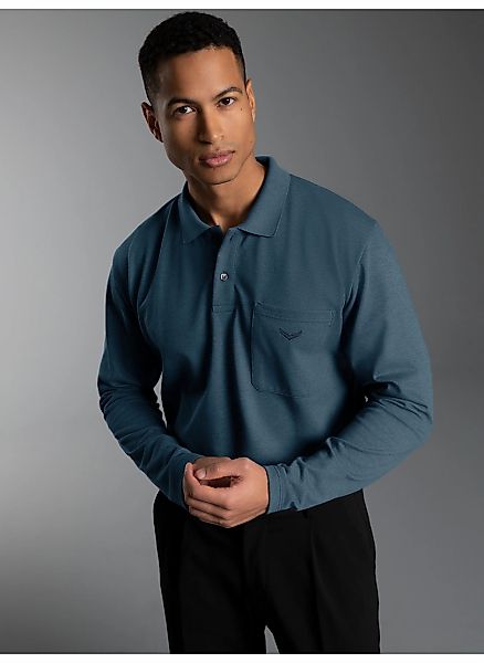 Trigema Poloshirt "TRIGEMA Poloshirt mit Brusttasche" 1 Stk. günstig online kaufen