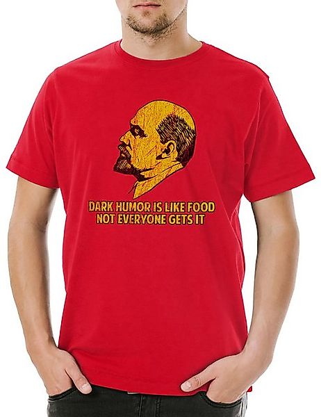 Urban Backwoods Print-Shirt Urban Backwoods Dark Humor Is Like Food Herren günstig online kaufen