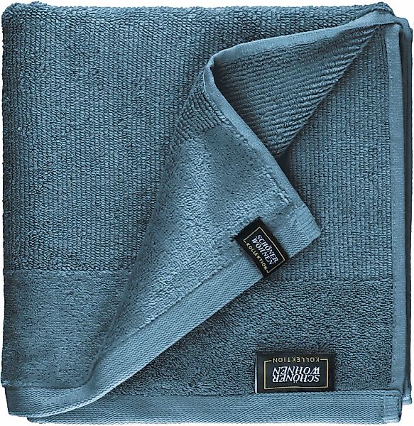 SCHÖNER WOHNEN-Kollektion Handtuch "Sense" mit Velourborte, hautschmeicheln günstig online kaufen